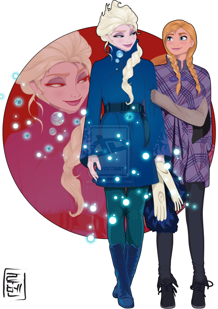 Disney University - Elsa and Anna by Hyung86