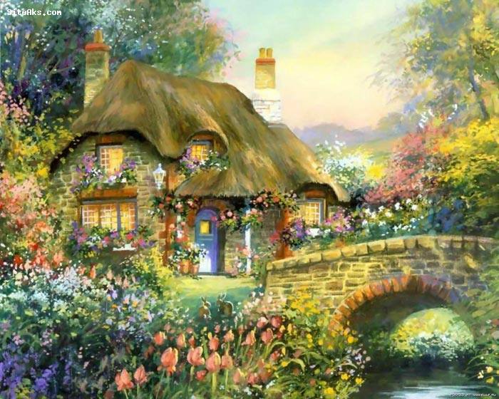 نقاشی های طبیعت اثر Thomas Kinkade