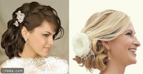 Wedding Hairstyles 2012 for Medium Hair 470x245 جدیدترین مدل های شینیون عروس 2013