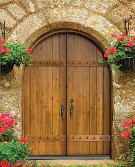 RoundTop-Plank-Solid-Double-Door