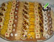 شیرینی پروانه ای , طرز تهیه شیرینی پروانه ای , دستور پخت نان پروانه ای 