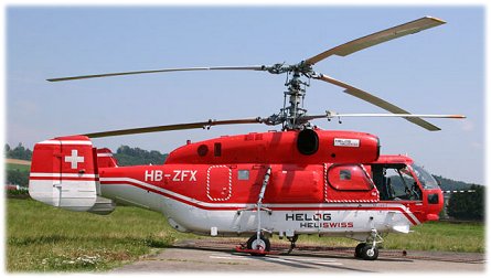 A dual rotor Kamov helicopter