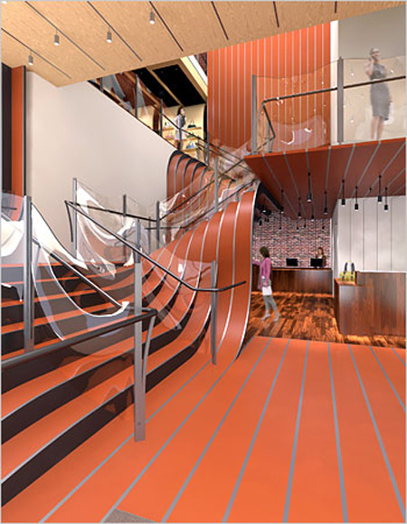 Longchamp Store Stairs