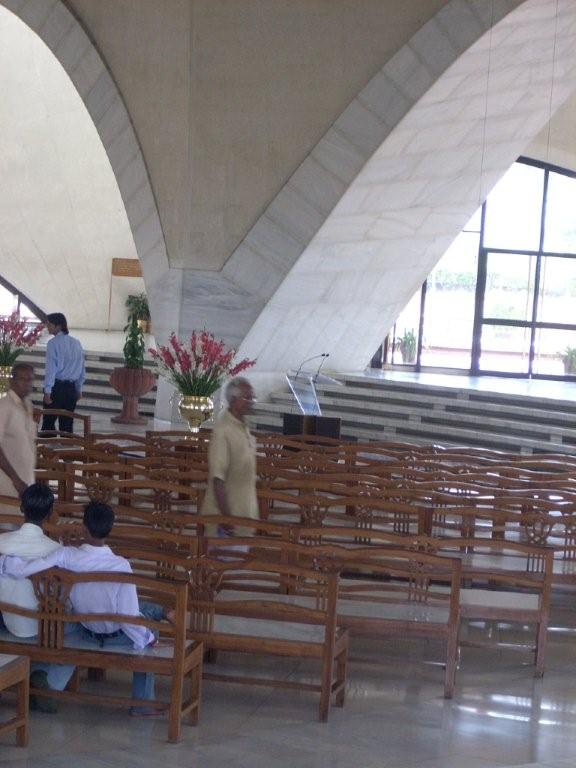 Interior, Bahai Lotus Temple