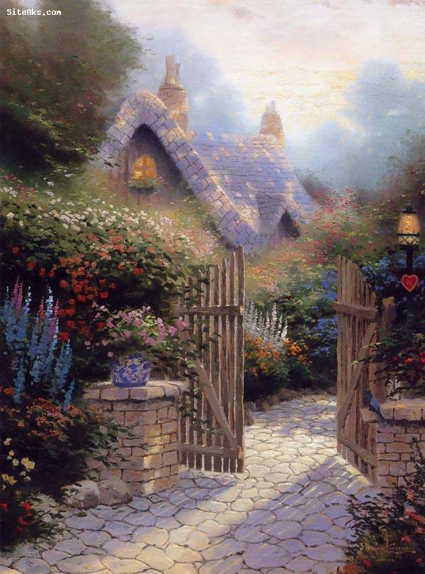 نقاشی های طبیعت اثر Thomas Kinkade