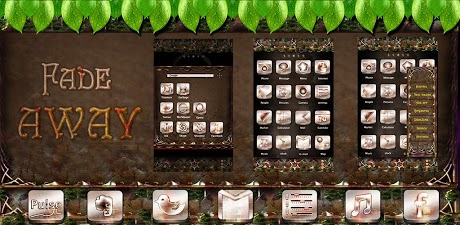 تم شیک برای اندروید Fadeaway GO LauncherEX Theme