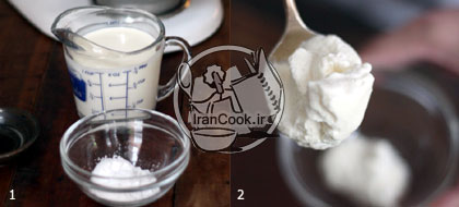 ,آموزش,فرم,خامه,طرز تهیه انواع کرم برای شیرینی