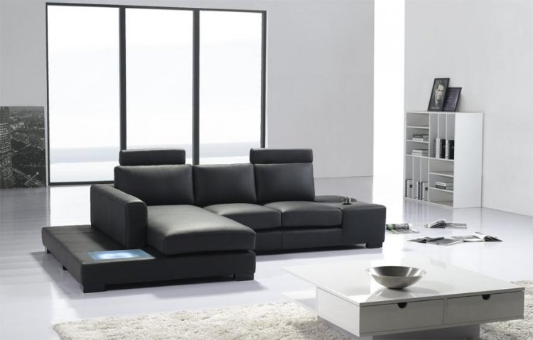 vg-112 Modern Leather Sectional Sofa