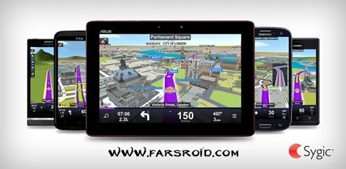 دانلود برنامه سایجیک Sygic: GPS Navigation+فایل دیتای برنامه+فایل دیتای نقشه ایران