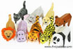 Folding Paper Zoo Animals craft