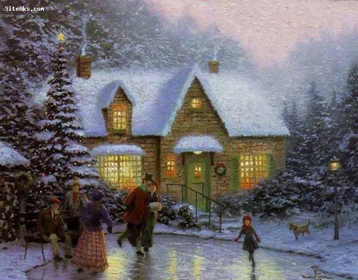 نقاشی های طبیعت اثر Thomas Kinkade