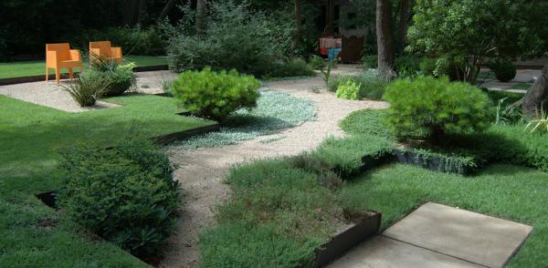 modern garden edging مدل طراحی نما و محوطه سازی