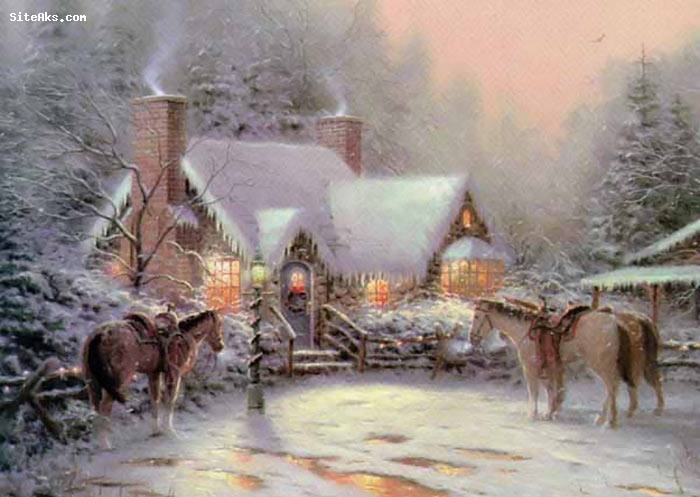 نقاشی های طبیعت اثر Thomas Kinkade