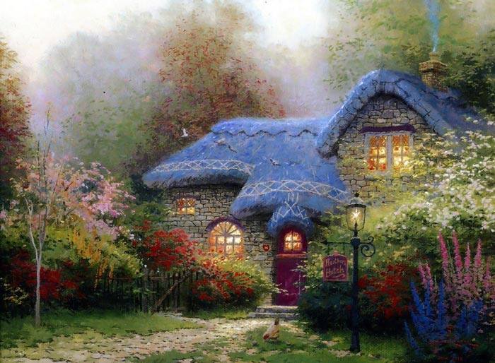 نقاشی های طبیعت اثر Thomas Kinkade