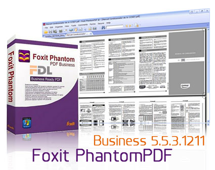 ساخت و ویرایش فایل های PDF فوکسیت - Foxit PhantomPDF Business 5.5.3.1211